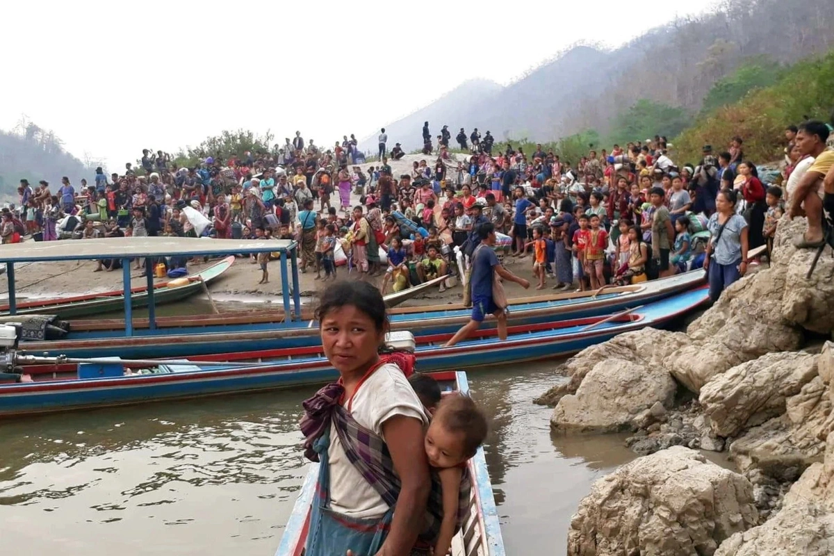 Более тысячи беженцев из Мьянмы перебрались в Таиланд за последние сутки